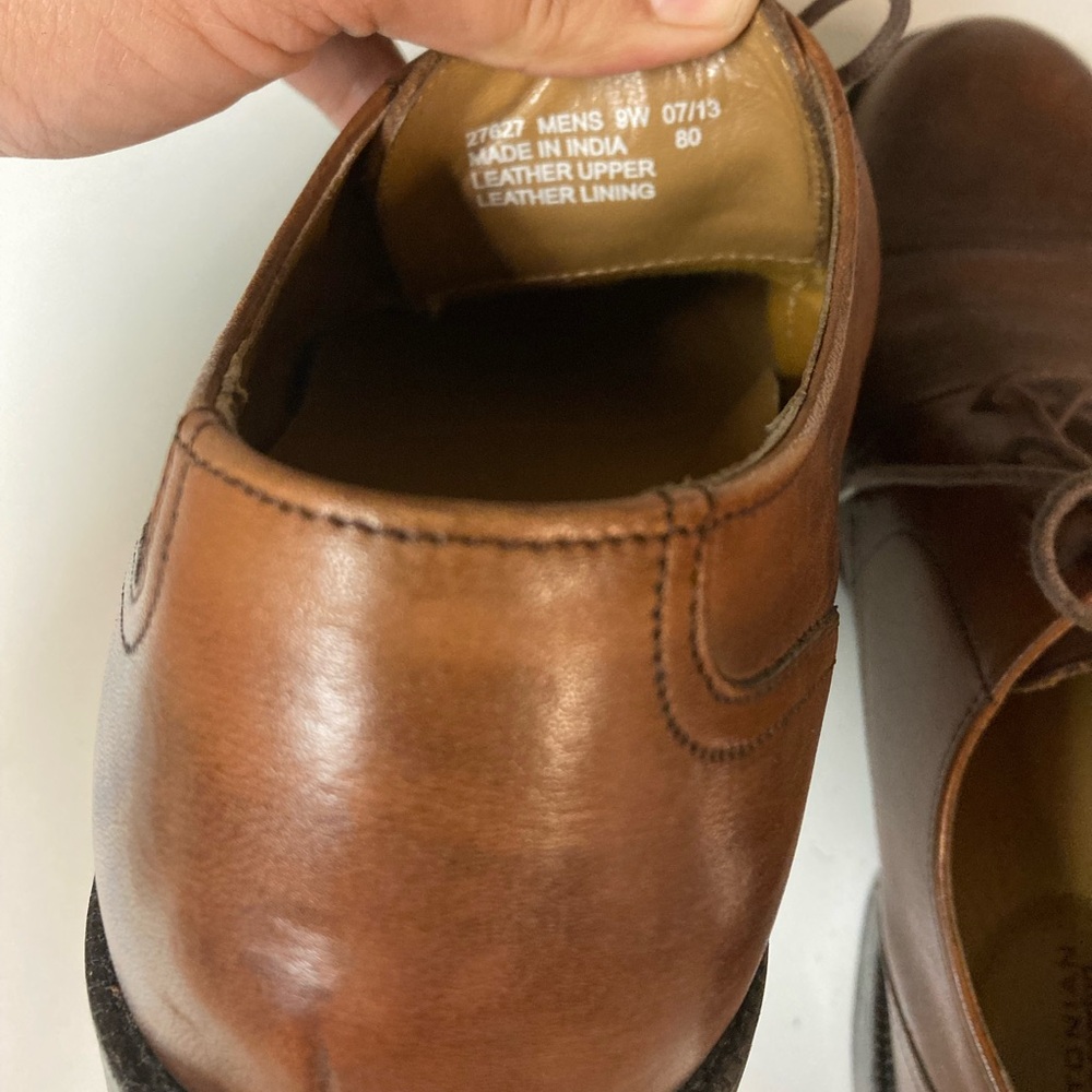 Men's Brown Leather Dress Shoes